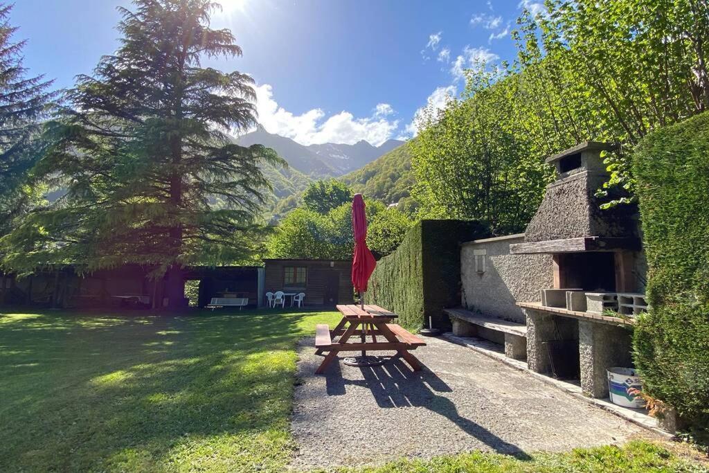 T2 Ensoleille. Terrasse Et Vaste Jardin Commun Lägenhet Cauterets Exteriör bild
